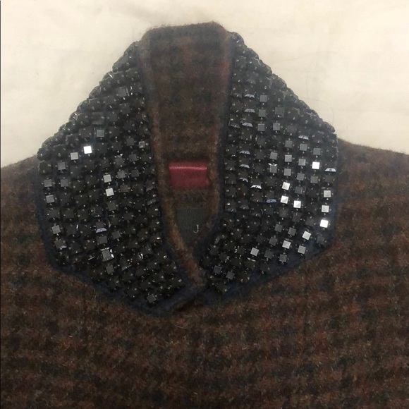 JCrew Schoolboy Blazer with jeweled collar - Picture 2 of 6